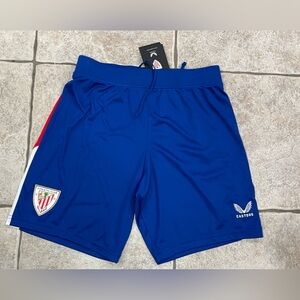 Athletic Club Bilbao 24/25 Away Soccer Football Shorts Castore NWT size small